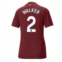 Camisa de time de futebol Manchester City Kyle Walker #2 Replicas 3º Equipamento Feminina 2024-25 Manga Curta